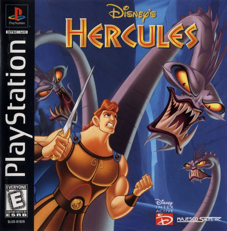 Front Cover for Disney's Hercules (PlayStation)