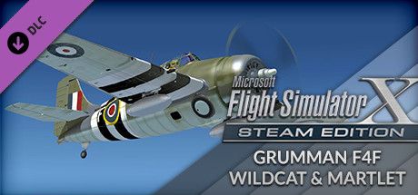 Front Cover for Microsoft Flight Simulator X: Steam Edition - Grumman F4F Wildcat & Martlet (Windows) (Steam release)