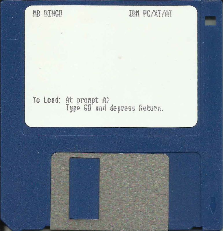 Media for MB Bingo (DOS) (3.5" disk release): Disk 1/1