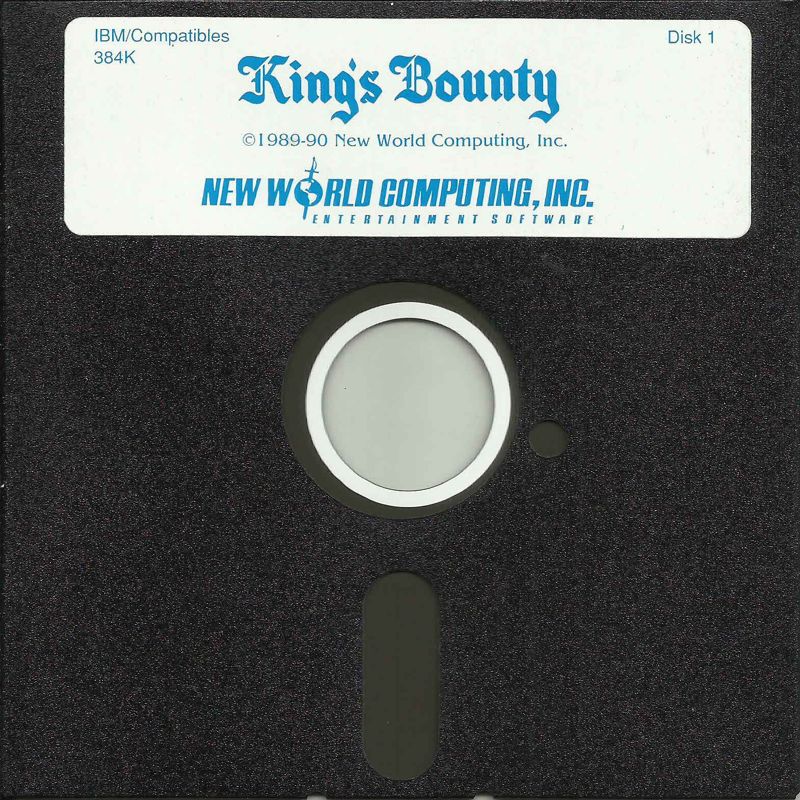 Media for King's Bounty (DOS) (5.25" floppy disk release): Disk 1