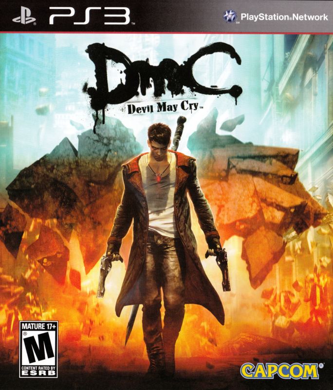 Front Cover for DmC: Devil May Cry (PlayStation 3)