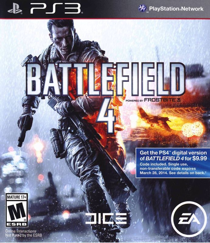 Front Cover for Battlefield 4 (PlayStation 3)