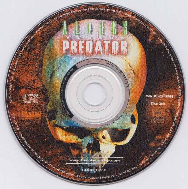 Media for Aliens Versus Predator (Windows): Disc 1/2