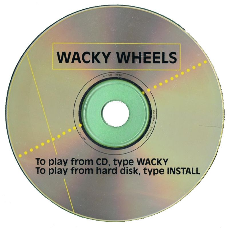 Media for Wacky Wheels (DOS) (Fully registered CD-ROM version)