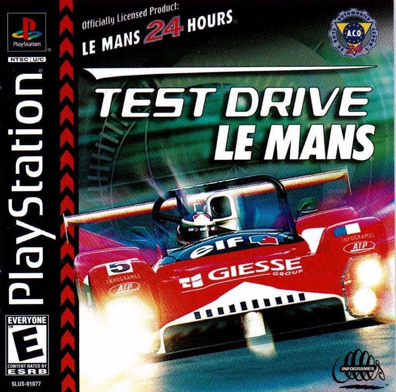 Test Drive: Le Mans cover or packaging material - MobyGames