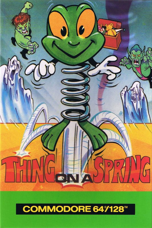 Front Cover for Thing on a Spring (Commodore 64)