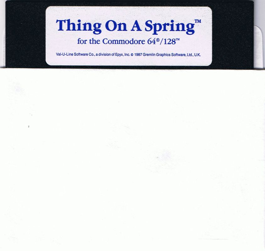 Media for Thing on a Spring (Commodore 64)