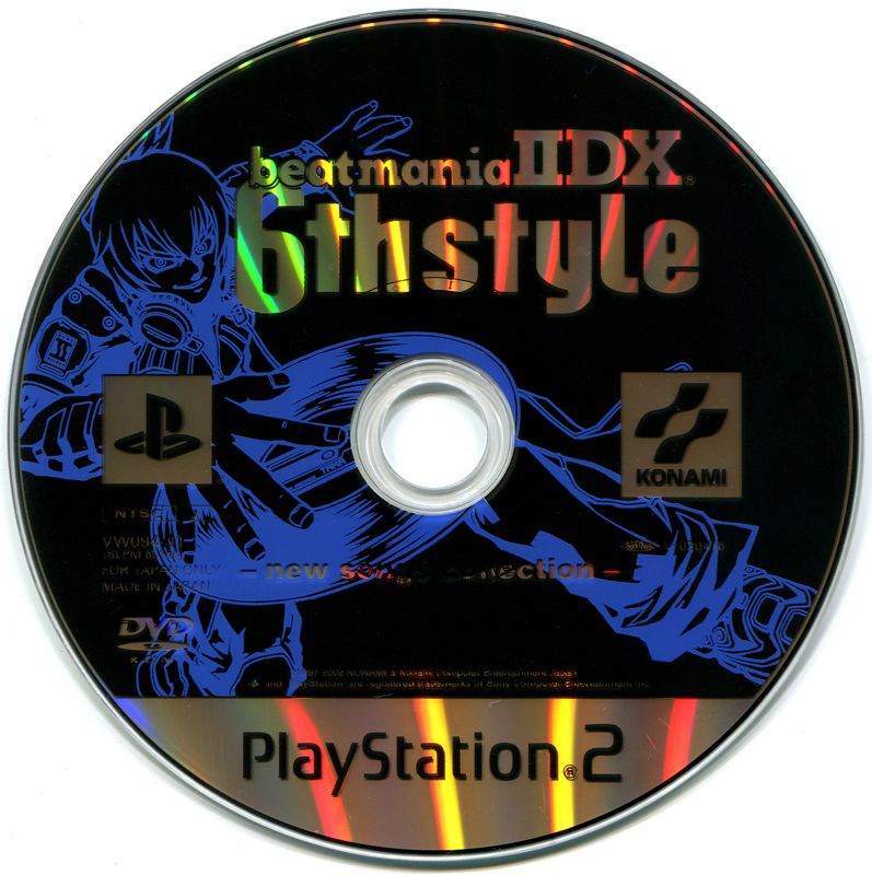 Media for beatmania IIDX 6th style: new songs collection (PlayStation 2)