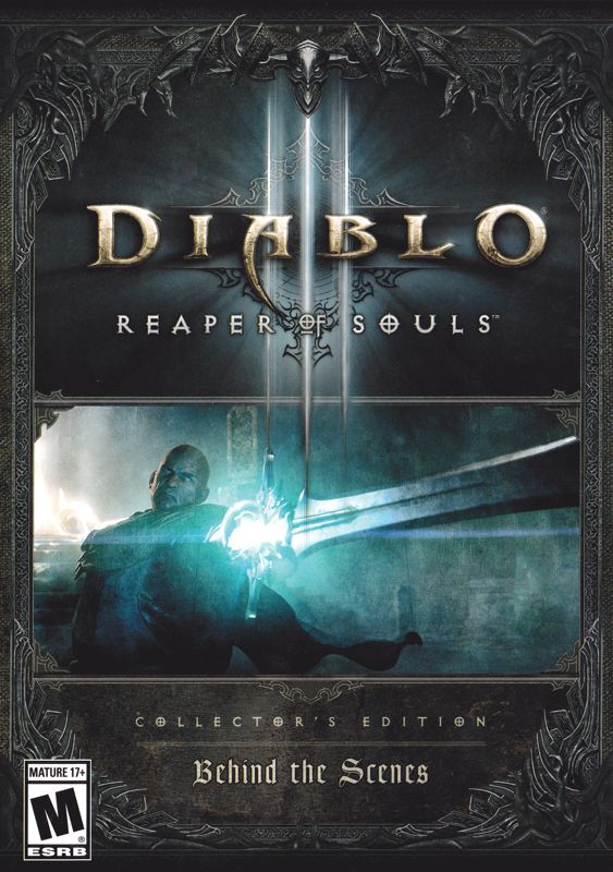 Extras for Diablo III: Reaper of Souls (Collector's Edition) (Macintosh and Windows): Behind the Scenes Keep Case - Front