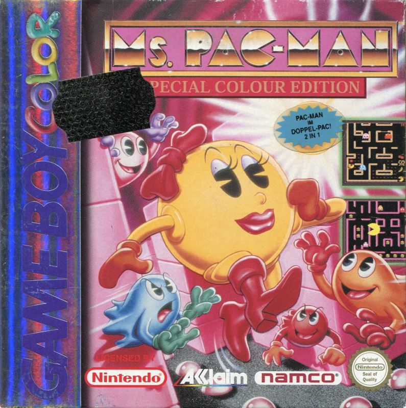 Front Cover for Ms. Pac-Man: Special Color Edition (Game Boy Color)
