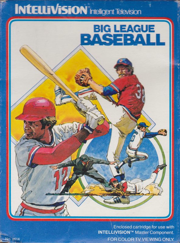 Front Cover for Major League Baseball (Intellivision) (Big League Baseball re-release )