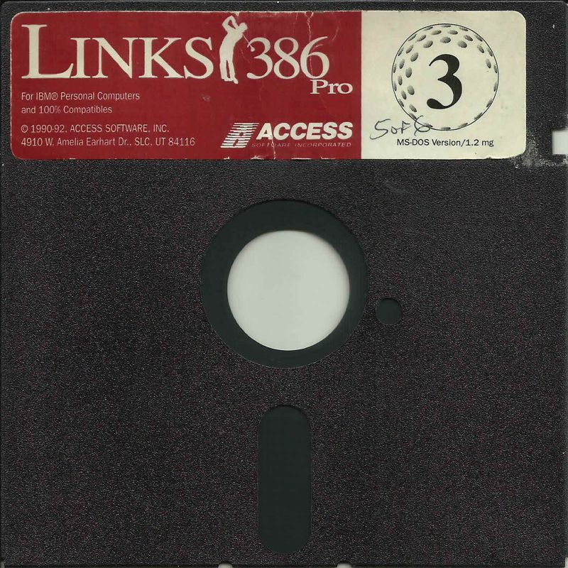 Media for Links 386 Pro (DOS) (5.25" Release): Disk (3/4)