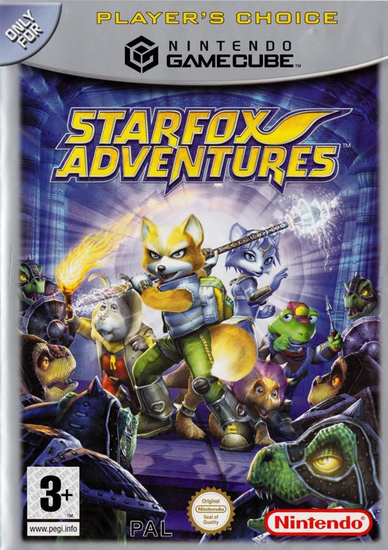 Front Cover for Star Fox Adventures (GameCube) (Player's Choice release)