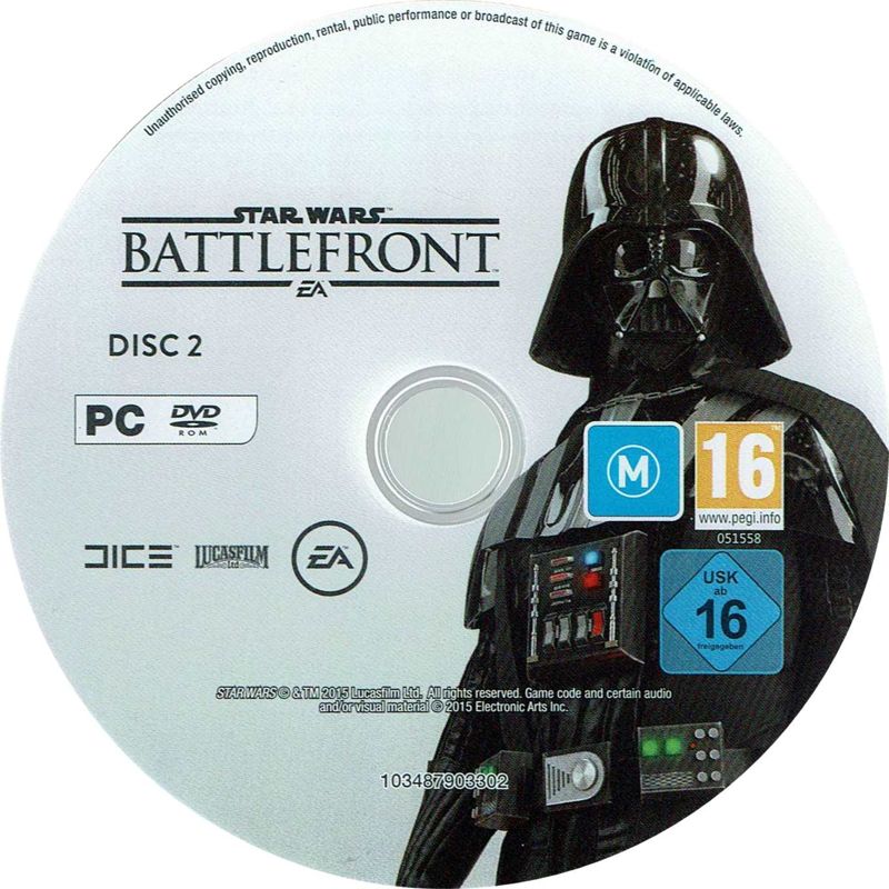 Media for Star Wars: Battlefront (Windows): Disc 2