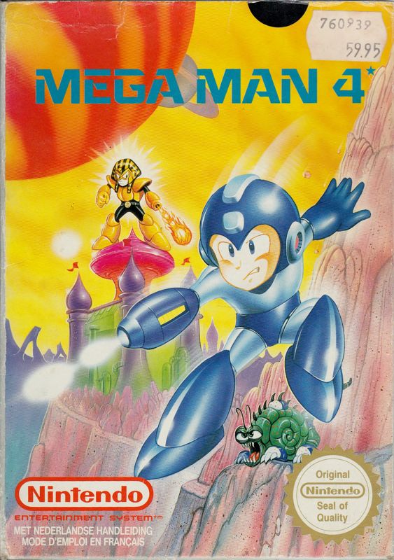 Front Cover for Mega Man 4 (NES)