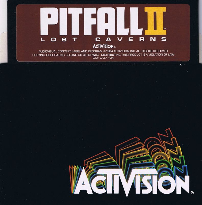 Media for Pitfall II: Lost Caverns (Commodore 64)