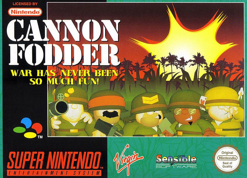 Front Cover for Cannon Fodder (SNES)