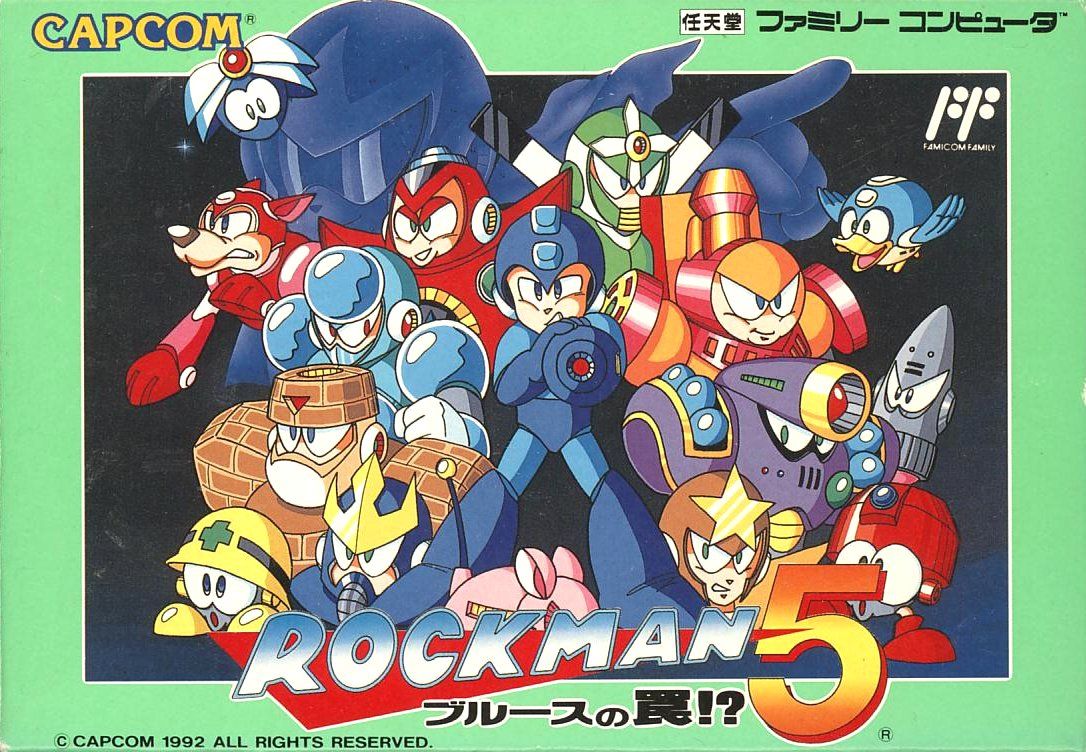 Front Cover for Mega Man 5 (NES)