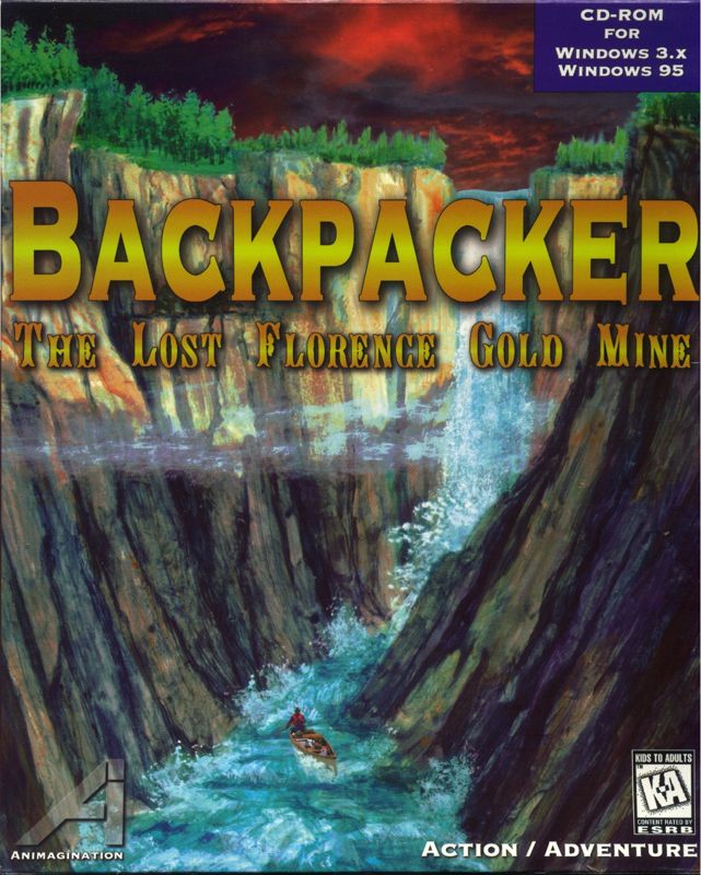 Front Cover for Backpacker: The Lost Florence Gold Mine (Windows and Windows 3.x)
