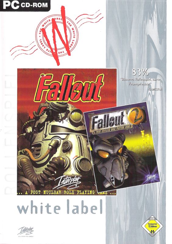 Front Cover for Fallout / Fallout 2 (Windows) (White Label release)