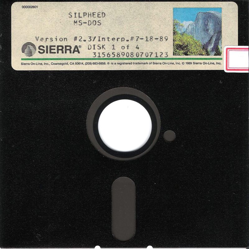 Media for Silpheed (DOS) (Dual Media release (Version 2.3)): 5.25" Disk 1/4