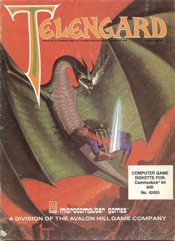 Front Cover for Telengard (Commodore 64)