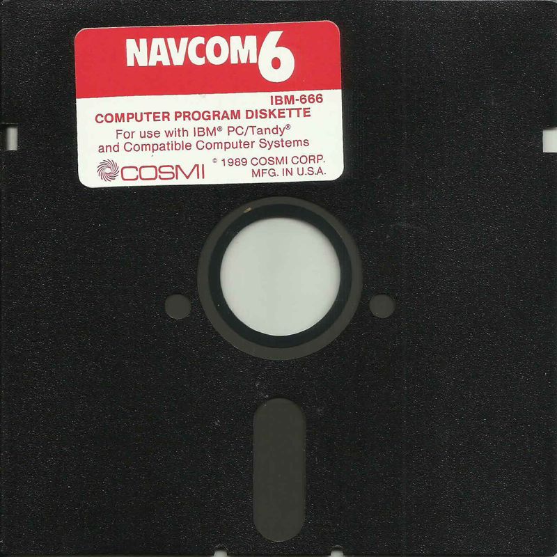 Media for Navcom 6: The Persian Gulf Defense (Commodore 64 and DOS) (5.25" Release): PC Disk (1/1)