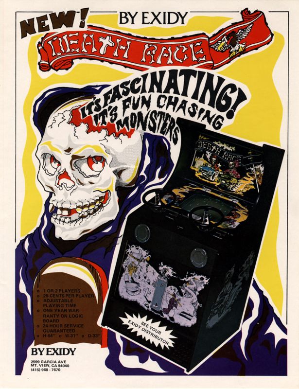 Front Cover for Death Race (Arcade)