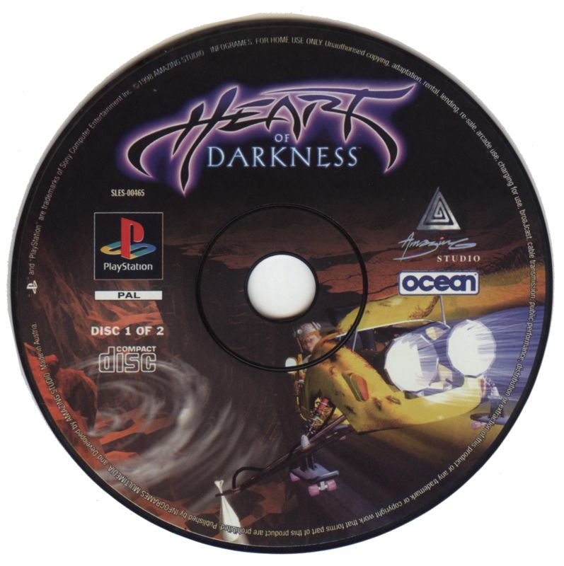 Media for Heart of Darkness (PlayStation)