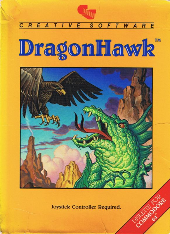 Front Cover for DragonHawk (Commodore 64)