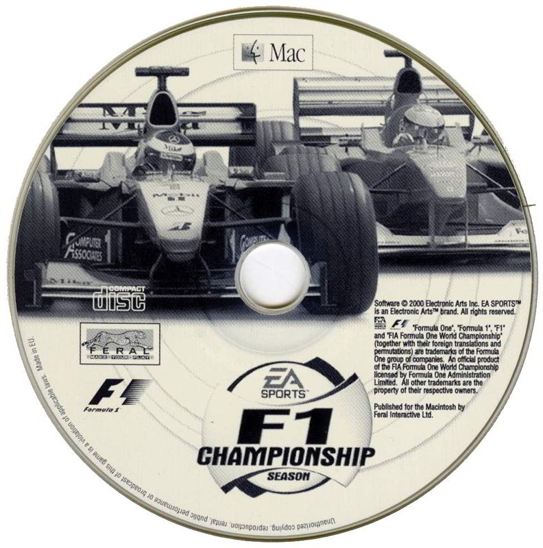 Media for F1 Championship: Season 2000 (Macintosh)
