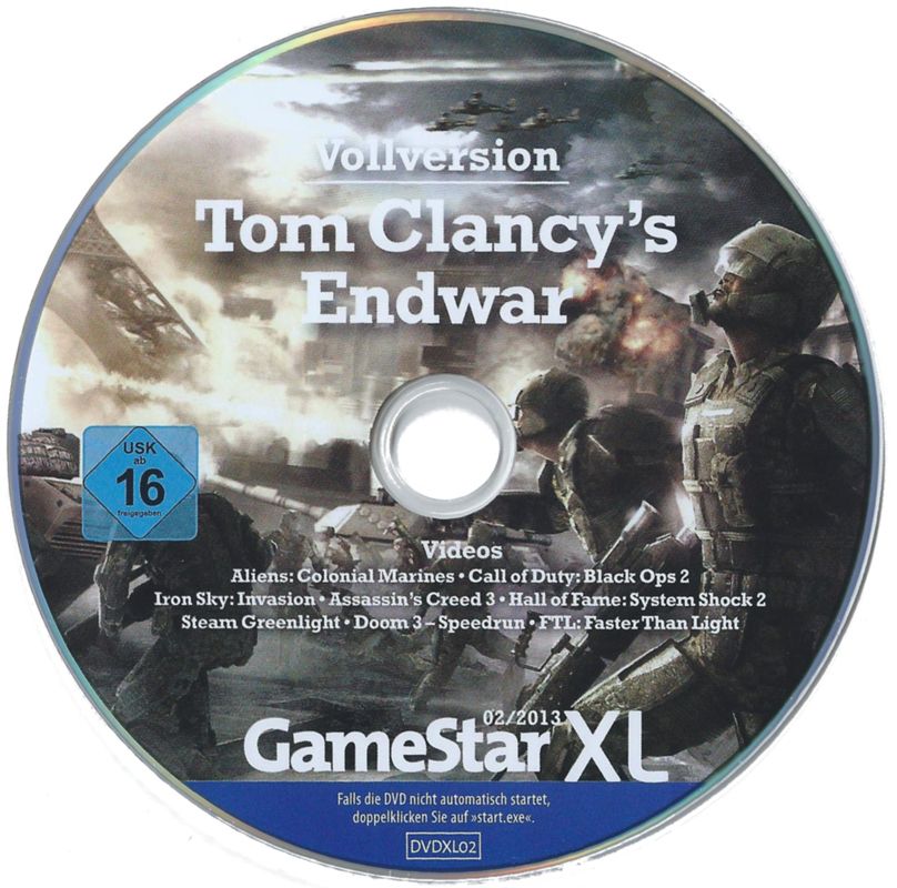 Media for Tom Clancy's EndWar (Windows) (GameStar XL 02/2013 covermount)