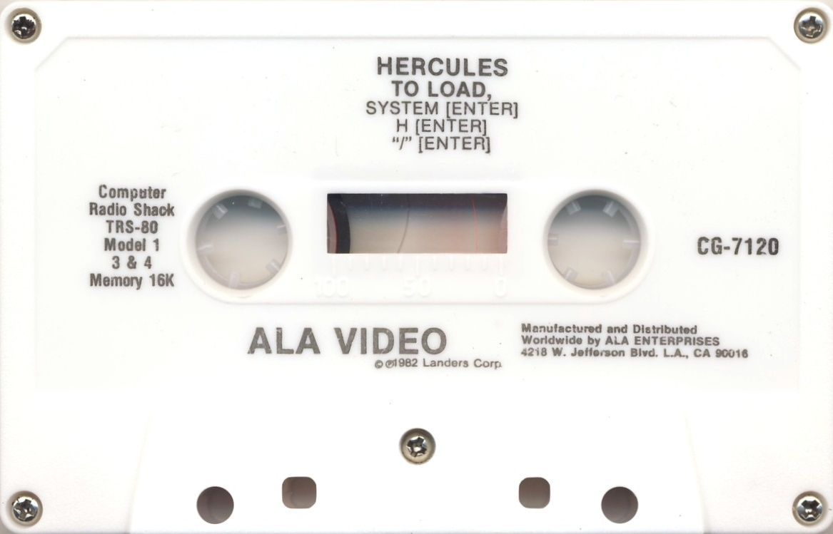 Media for Hercules (TRS-80)