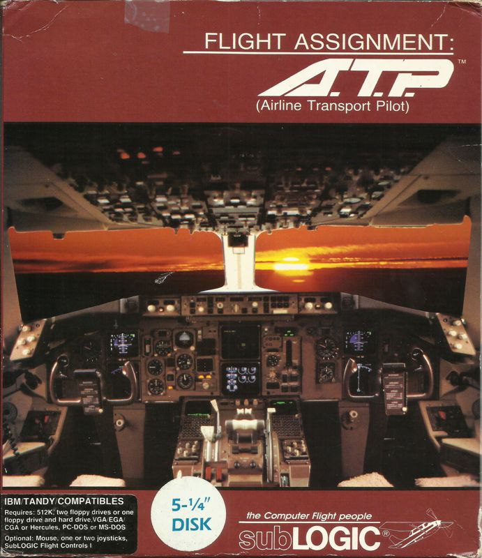 Front Cover for Flight Assignment: Airline Transport Pilot (DOS) (5.25" Release)