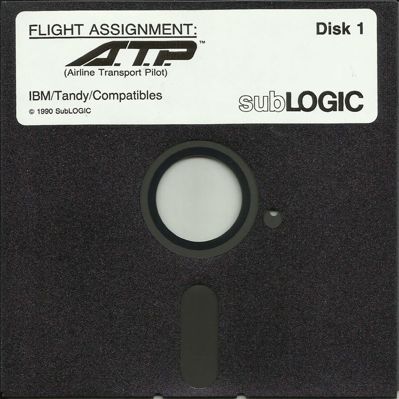 Media for Flight Assignment: Airline Transport Pilot (DOS) (5.25" Release): Disk (1/4)