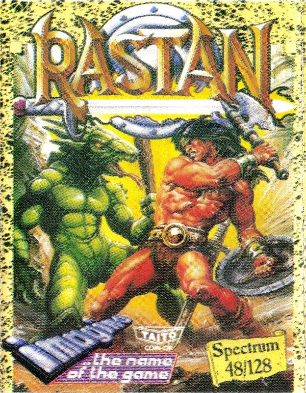 Front Cover for Rastan (ZX Spectrum)