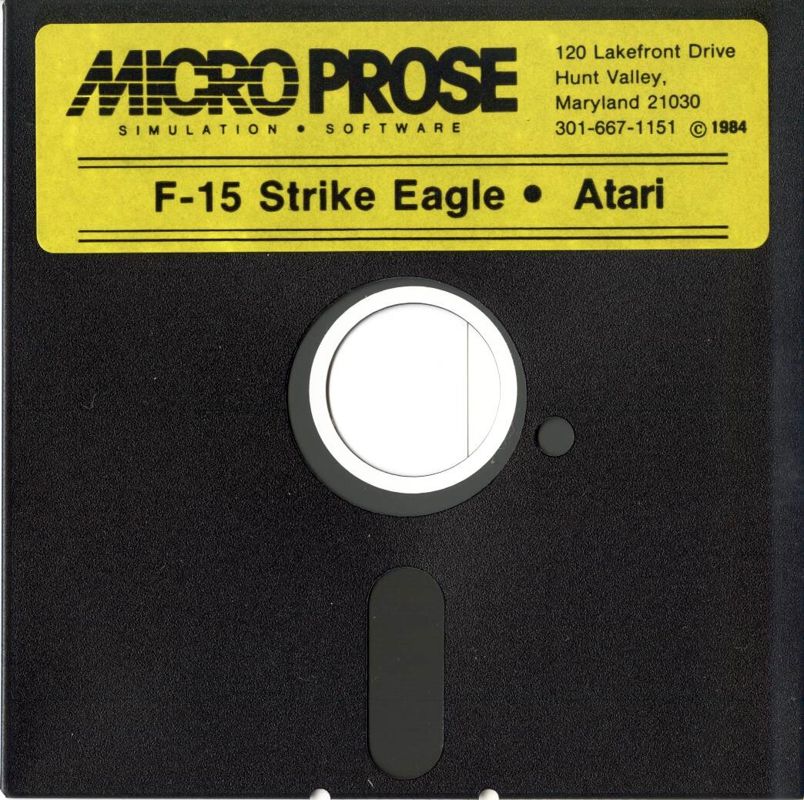 Media for F-15 Strike Eagle (Atari 8-bit)