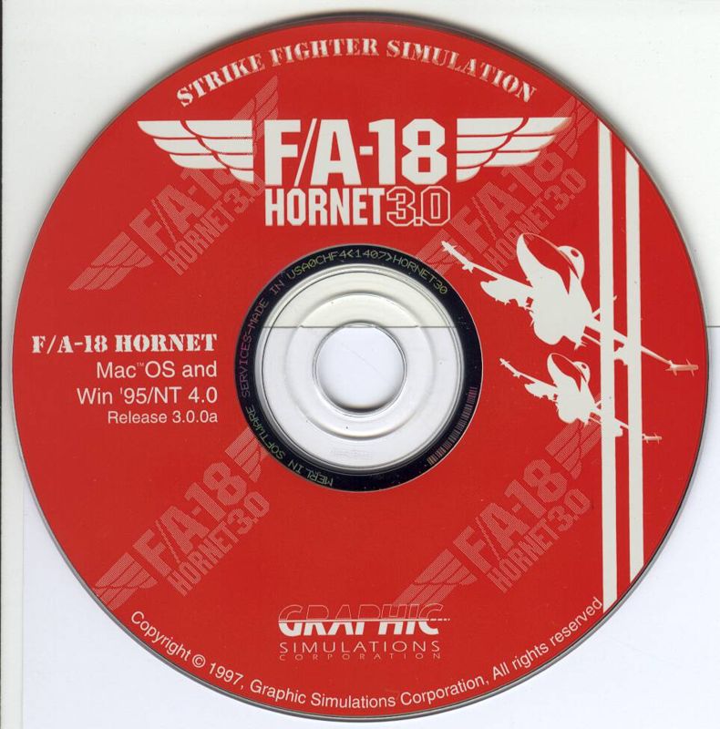 Media for F/A-18 Hornet 3.0 (Macintosh and Windows)