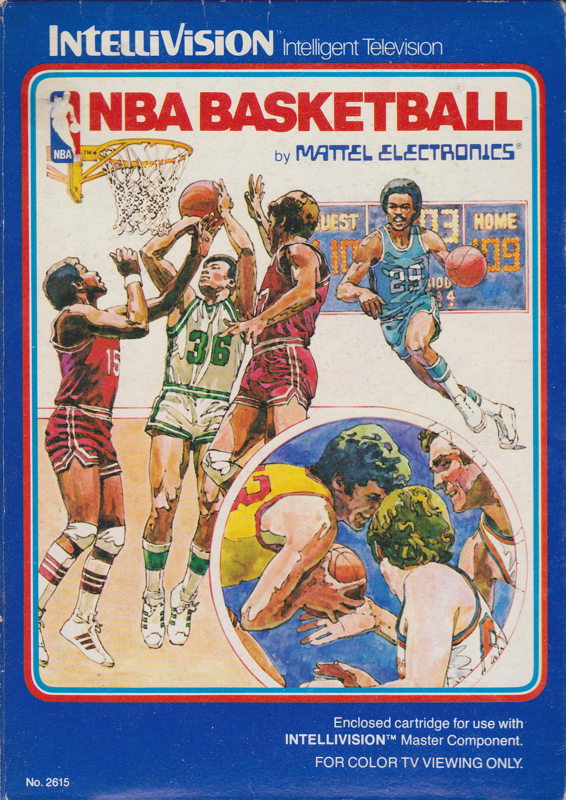 Front Cover for NBA Basketball (Intellivision)