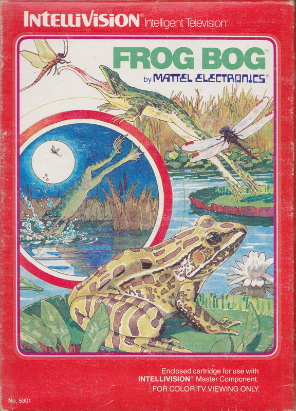 Front Cover for Frog Bog (Intellivision)