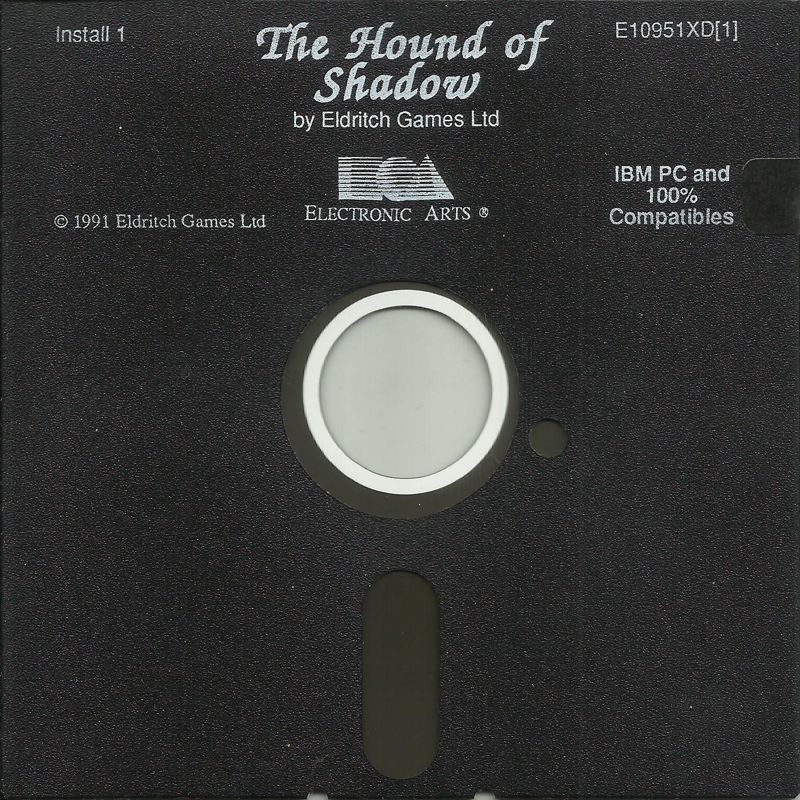 Media for The Hound of Shadow (DOS): 5.25" Disk (1/4)