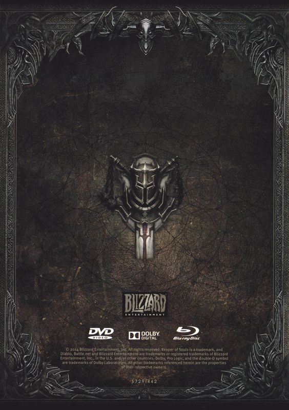 Extras for Diablo III: Reaper of Souls (Collector's Edition) (Macintosh and Windows): Behind the Scenes Keep Case - Back