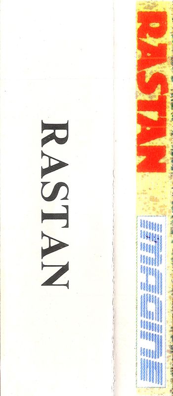 Back Cover for Rastan (ZX Spectrum)