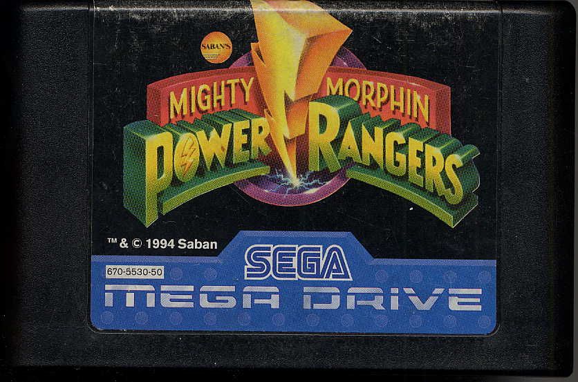 Media for Mighty Morphin Power Rangers (Genesis)