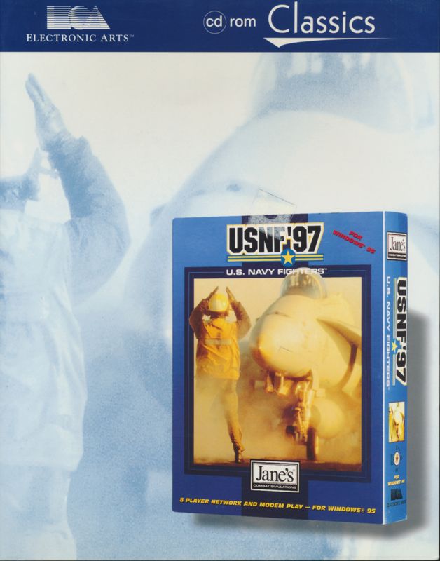 Front Cover for Jane's Combat Simulations: USNF'97 - U.S. Navy Fighters (Windows) (cd-rom Classics release)