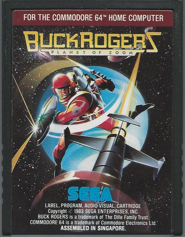 Media for Buck Rogers: Planet of Zoom (Commodore 64)