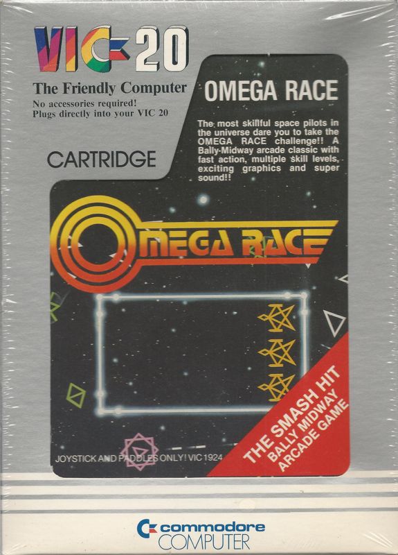 Front Cover for Omega Race (VIC-20)