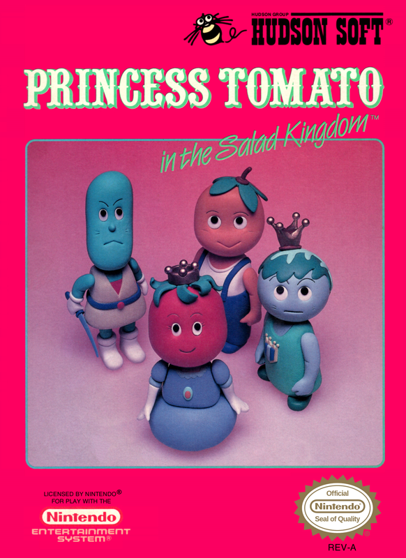 Front Cover for Princess Tomato in the Salad Kingdom (NES)