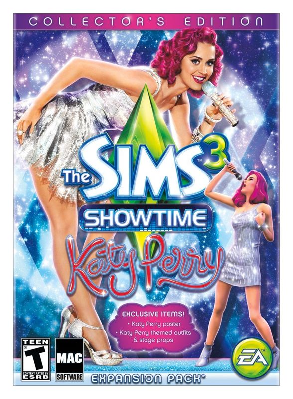Front Cover for The Sims 3: Showtime (Katy Perry Collector's Edition) (Macintosh) (Amazon.com download release)