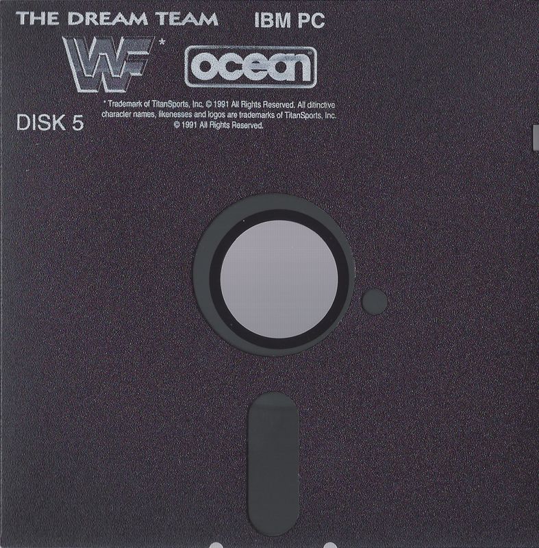 Media for The Dream Team (DOS) (5.25" Discs Edition): Disc 5/9 - WWF Wrestlemania